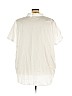 Woman Within 100% Cotton White Short Sleeve Button-Down Shirt Size 40 (4X) - photo 2