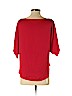 Milly Red Short Sleeve Silk Top Size P (petite) - photo 2