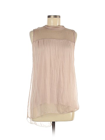 H Trend Sleeveless Silk Top (view 1)