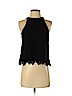 Elodie 100% Rayon Black Sleeveless Blouse Size S - photo 1