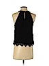 Elodie 100% Rayon Black Sleeveless Blouse Size S - photo 2