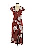 Forever 21 100% Rayon Brown Casual Dress Size M - photo 1