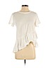 LnA 100% Cotton White Short Sleeve Top Size S - photo 1