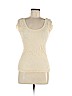 Self Esteem Ivory Short Sleeve Blouse Size M - photo 1