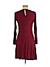 Topshop Burgundy Casual Dress Size 6 - photo 2