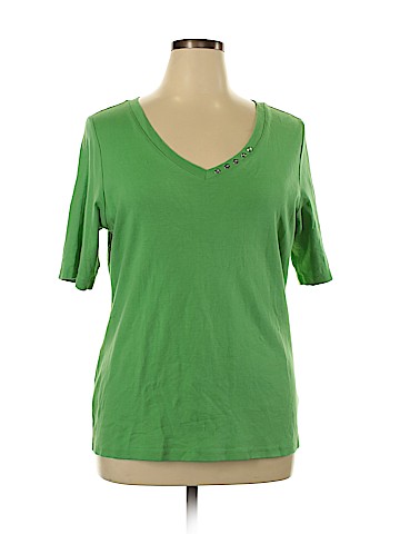 Karen Scott Short Sleeve Blouse (view 1)