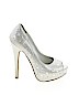 Delicious Silver Heels Size 6 - photo 1