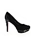 Paris Hilton 100% Leather Black Heels Size 8 1/2 - photo 1