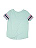 Old Navy Stripes Teal Short Sleeve T-Shirt Size 14 - photo 2