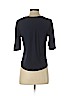 Monteau Blue Short Sleeve Top Size S - photo 2