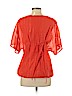 Ella Moss Orange Short Sleeve Top Size XS - photo 2
