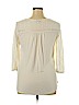 Lucky Brand 100% Viscose White 3/4 Sleeve Top Size XL - photo 2