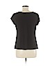 Eileen Fisher 100% Silk Black Short Sleeve Silk Top Size M - photo 2