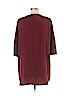 Lafayette 148 New York 100% Silk Burgundy 3/4 Sleeve Silk Top Size M - photo 2