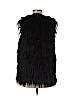 Foxiedox 100% Polyester Black Faux Fur Vest Size M - photo 2