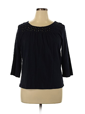 St. John's Bay Long Sleeve Top (view 1)