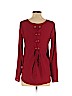 Forever 21 Red Long Sleeve Top Size S - photo 2
