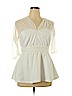 Kiyonna White 3/4 Sleeve Top Size 1X - photo 1