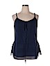 Old Navy 100% Cotton Blue Sleeveless Blouse Size XL - photo 1