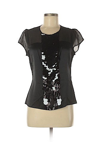 Ann Taylor Short Sleeve Silk Top (view 1)