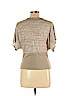 Almost Famous Tan Short Sleeve Top Size L - photo 2