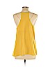 Sachin + Babi 100% Polyester Yellow Sleeveless Blouse Size 12 - photo 2