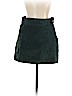Zara 100% Leather Green Leather Skirt Size M - photo 1