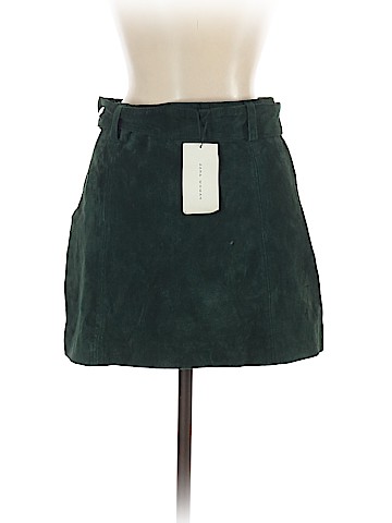 Zara Leather Skirt (view 2)