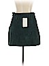 Zara 100% Leather Green Leather Skirt Size M - photo 2