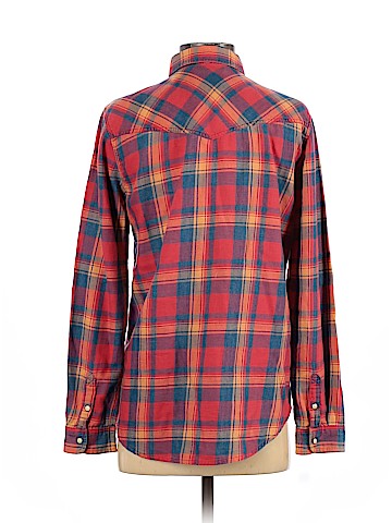 American Eagle Outfitters Long Sleeve Button-Down Shirt (view 2)
