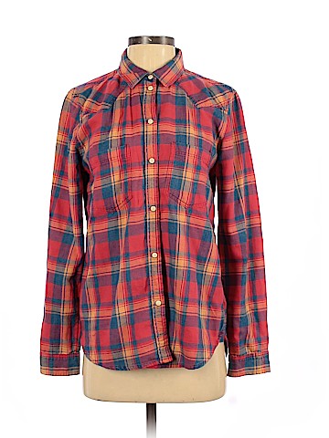 American Eagle Outfitters Long Sleeve Button-Down Shirt (view 1)