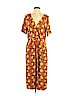 Topshop 100% Viscose Orange Jumpsuit Size 4 - photo 1