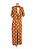 Topshop 100% Viscose Orange Jumpsuit Size 4 - photo 2
