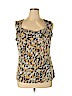 Le Suit Separates Tan Sleeveless Top Size XL - photo 1
