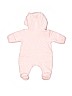 Nordstrom Baby Solid Pink Long Sleeve Outfit Size Newborn - photo 2