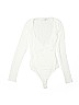 Intermix White Bodysuit Size P (petite) - photo 1