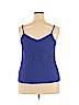 Mossimo 100% Rayon Blue Sleeveless Blouse Size XXL - photo 2