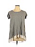 Bordeaux Gray Short Sleeve Top Size XL - photo 1