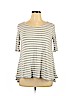 Puella Gray Short Sleeve Top Size XL - photo 1