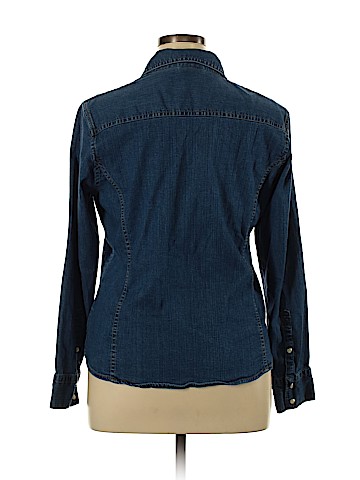 Faded Glory Long Sleeve Button-Down Shirt (view 2)