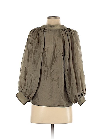 Valentino 3/4 Sleeve Silk Top (view 2)