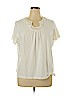 Ruby Rd. White Short Sleeve Top Size 1X - photo 1