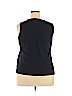Laura Ashley Blue Sleeveless Top Size 2X - photo 2
