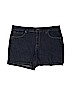 St. John's Bay Blue Denim Shorts Size 16 - photo 1