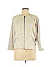 Eileen Fisher 100% Polyester Ivory Jacket Size L - photo 1