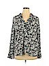 Ann Taylor 100% Polyester Blue Long Sleeve Blouse Size XL - photo 1