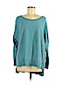 Eileen Fisher 100% Organic Cotton Blue Pullover Sweater Size M - photo 1