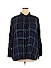 Old Navy Blue Long Sleeve Blouse Size XXL - photo 1
