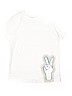 Pact 100% Cotton White Short Sleeve T-Shirt Size 10 - 12 - photo 1