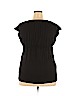 Lizwear by Liz Claiborne Black Short Sleeve Top Size XXL - photo 2